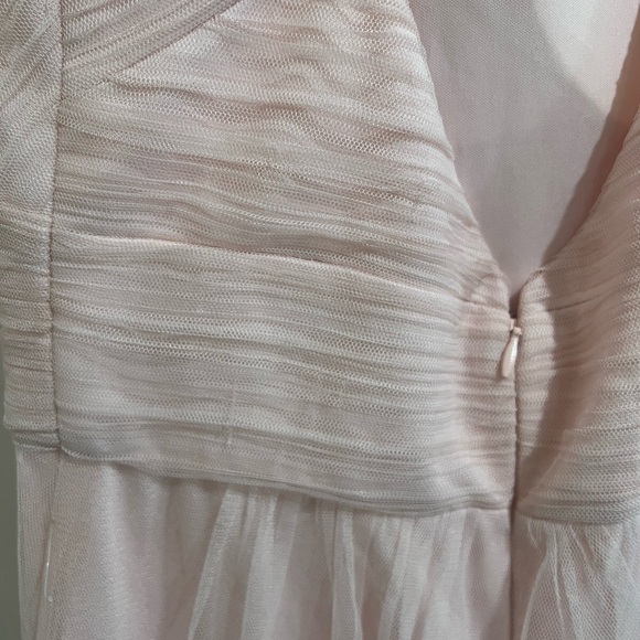 Bill levkoff blush chiffon bridesmaid gown size 2 - Picture 5 of 7